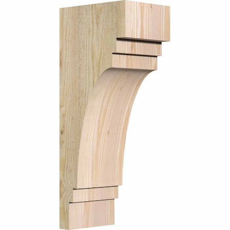Ekena Millwork Pescadero Rough Sawn Corbel, Douglas Fir, 6"W x 8"D x 20"H COR06X08X20PEC00RDF
